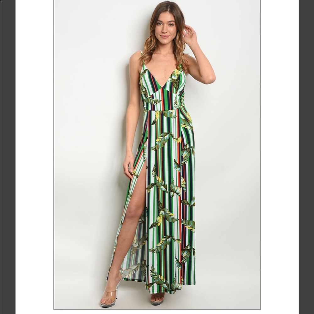 Spring Summer Maxi Dress - Picture 3 of 4